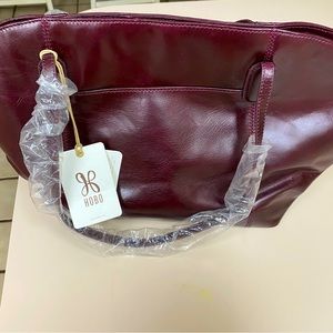 Hobo purse and a hobo crossbody wallet (Deep Plum)